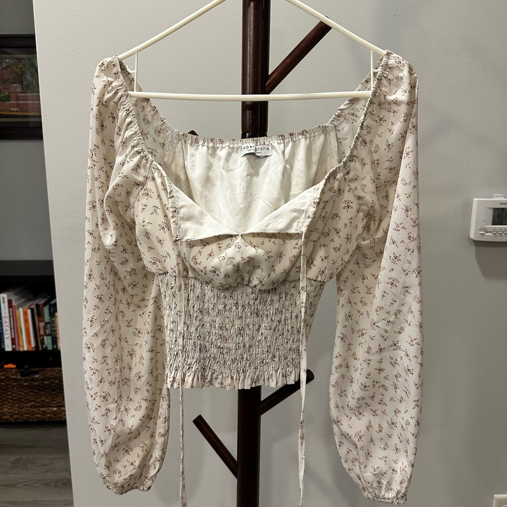 Cropped Floral Shirt from Boutique in NYC